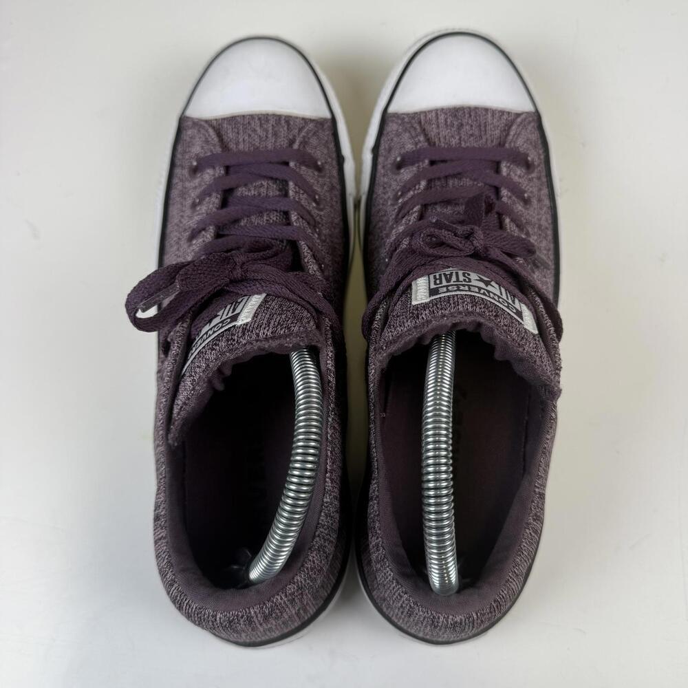 Converse Chuck Taylor Madison Size 10 Purple Tweed Knit Womens - Picture 6 of 9